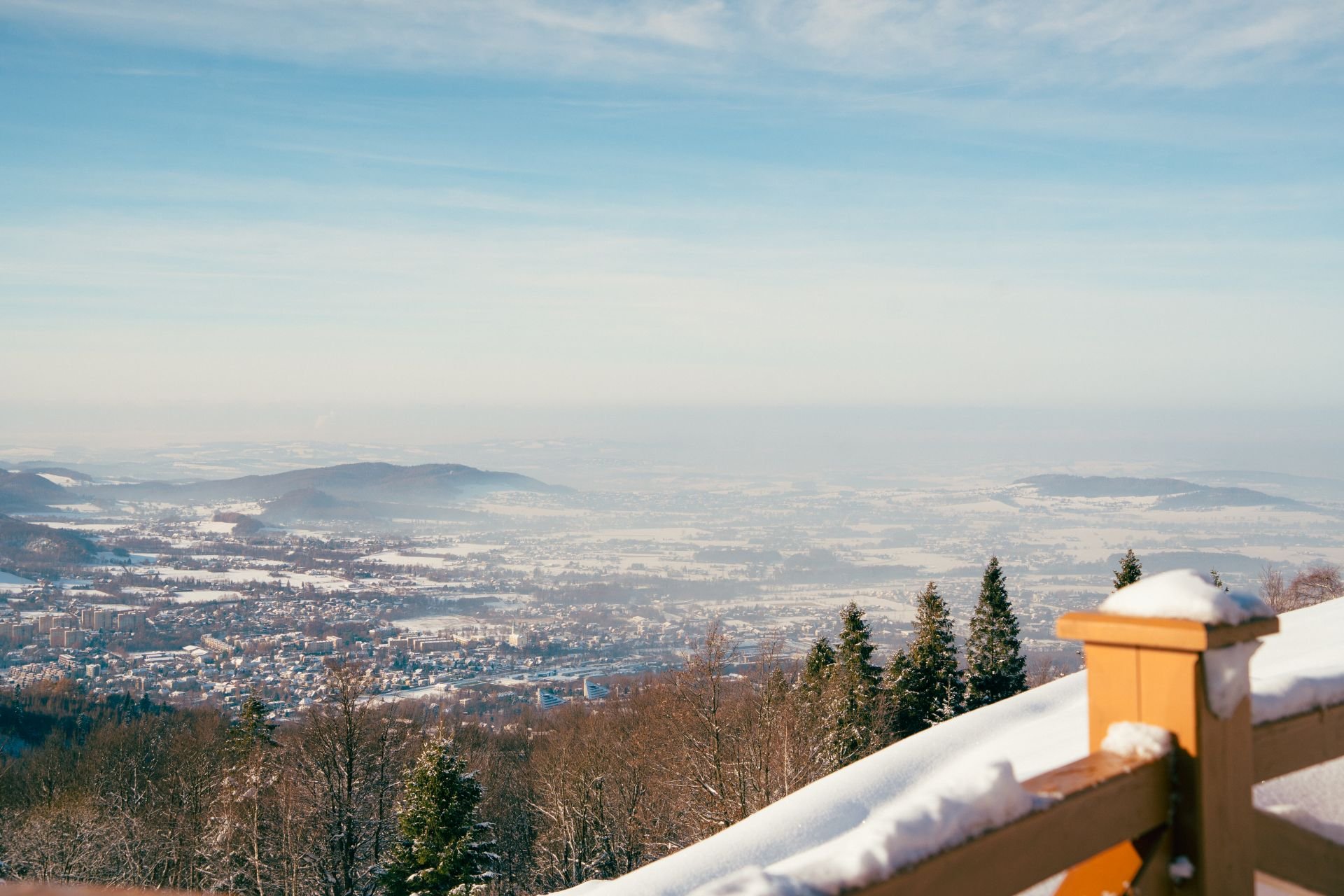 Rownica Beskid Slaski widok
