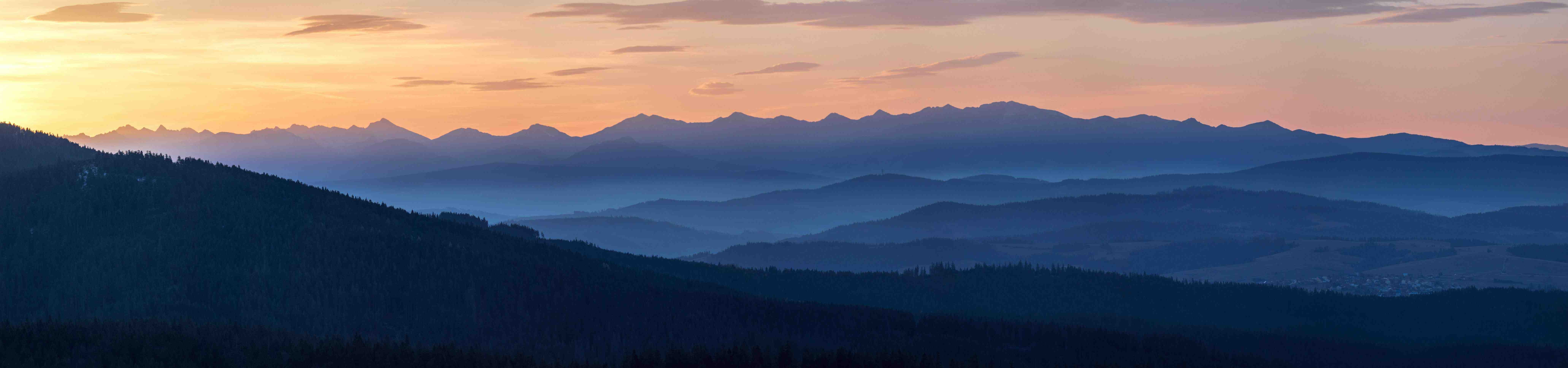 Rysianka. Widok na Tatry