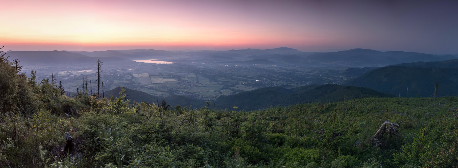 Skrzyczne. Panorama