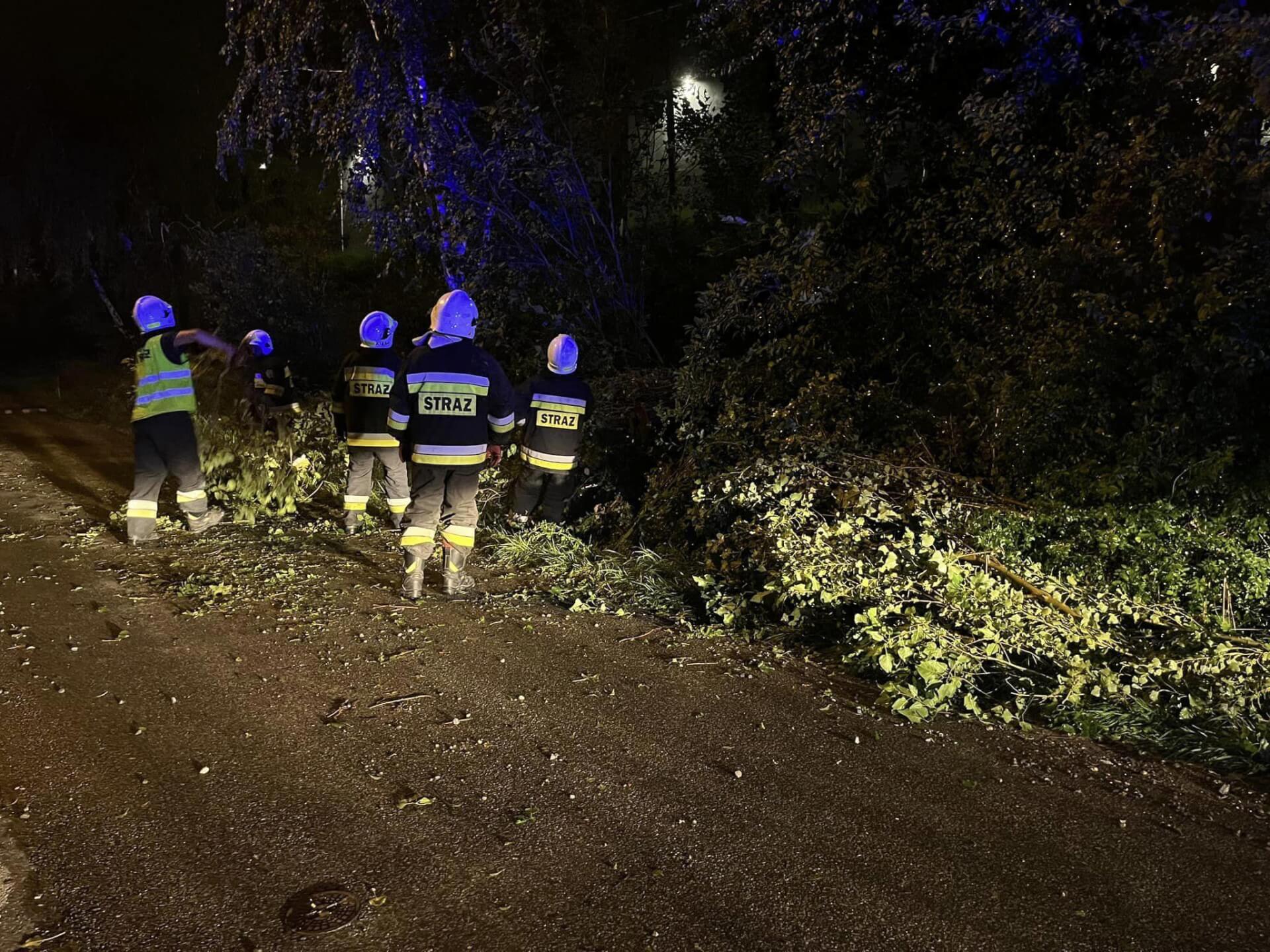 Skutki nocnych burz najsilniej odczuło Bielsko Biała