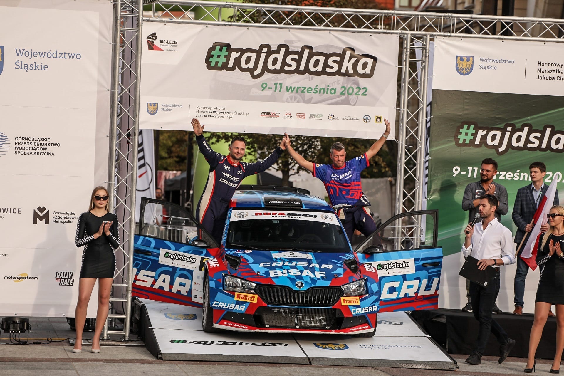 Rajd Śląska 2022, dzień 1. Na starcie