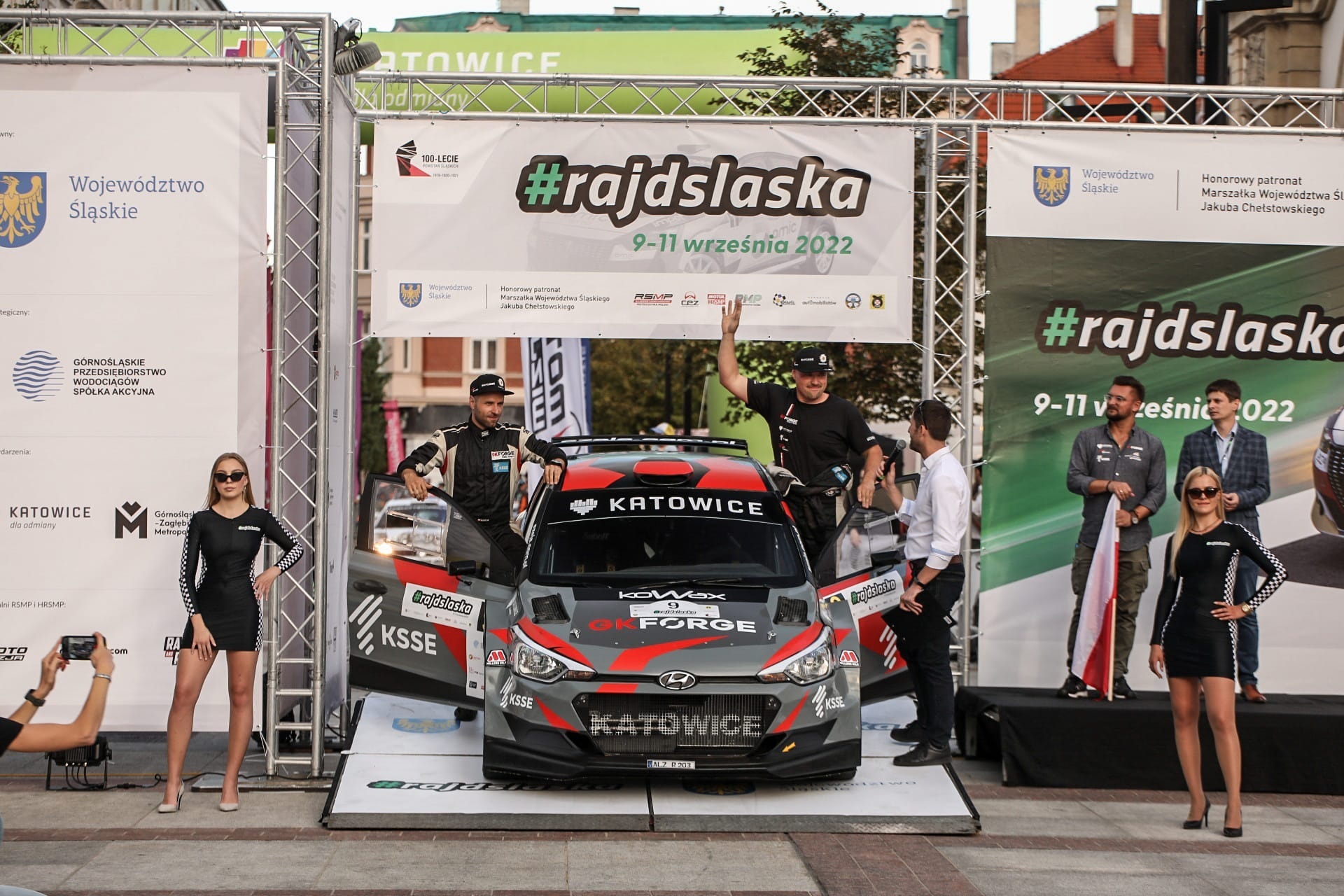 Rajd Śląska 2022, dzień 1. Na starcie