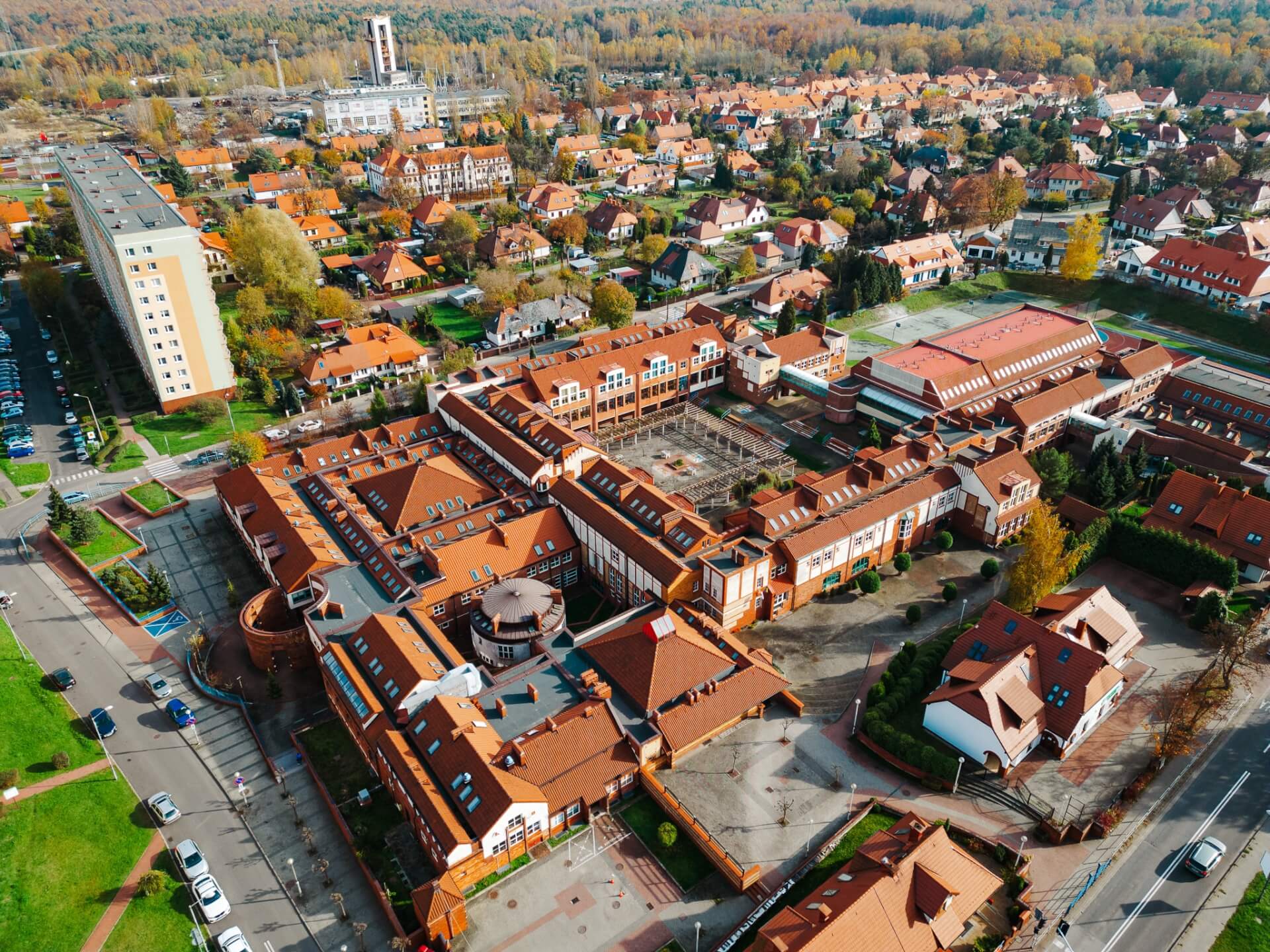 Szkoła w Giszowcu zaprojektowana przez Niemczyka.