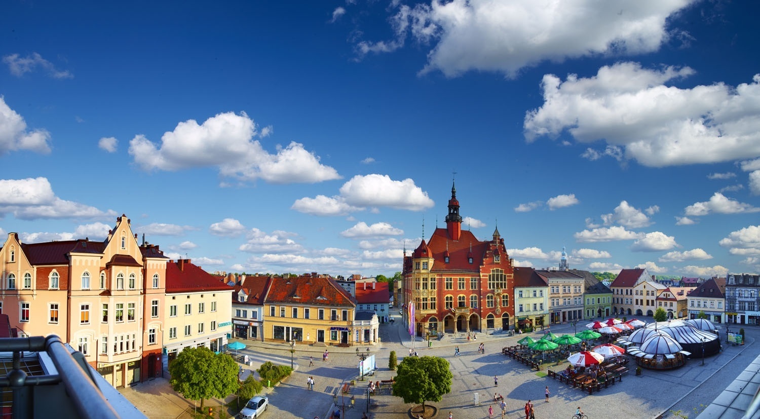 Rynek w Tarnowskich Górach.