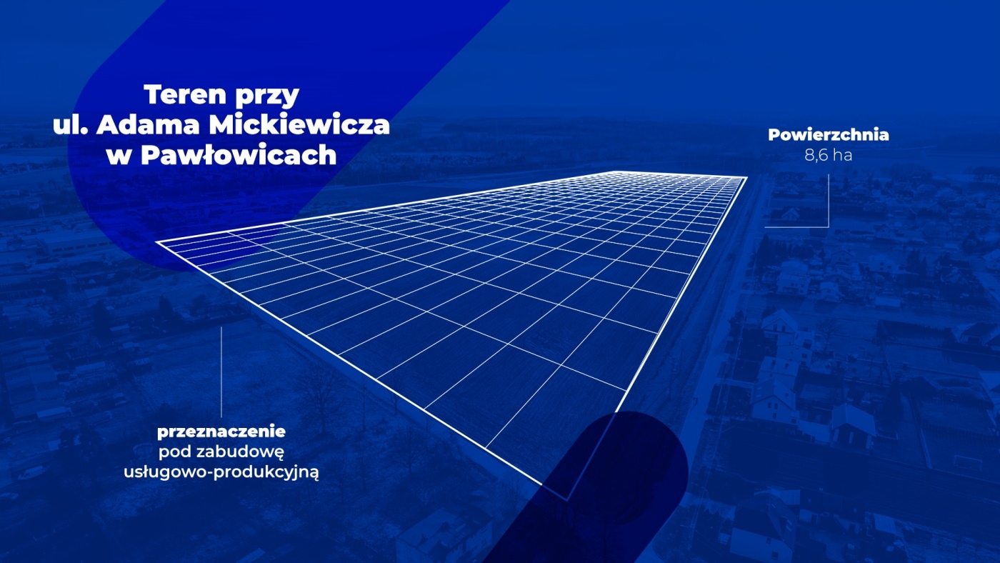 Teren inwestycyjny przy ul. Mickiewicza w Pawłowicach