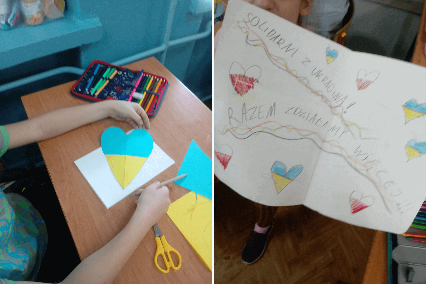 Ukraina. Kartki od dzieci ze Śląsk