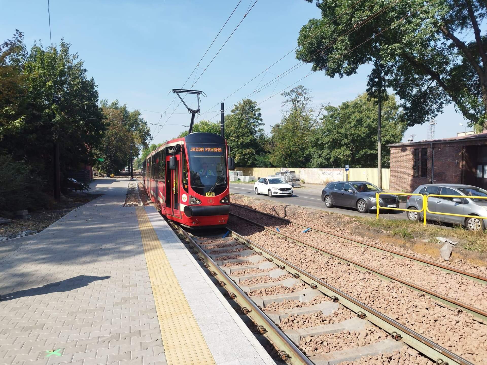 Zabrze jazda próbna 02 13 09 2023 Fot Tramwaje Śląskie S A