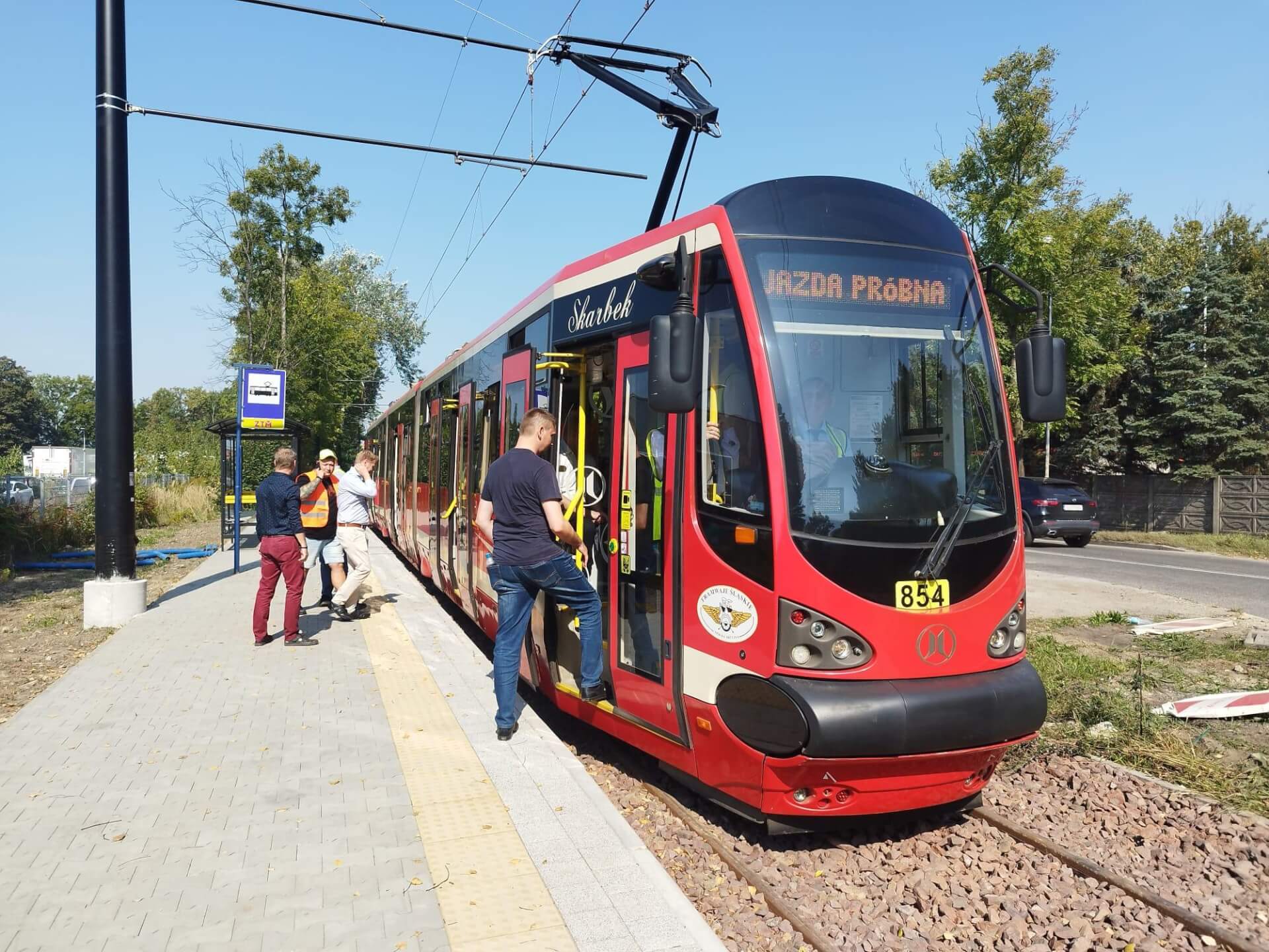 Zabrze jazda próbna 04 13 09 2023 Fot Tramwaje Śląskie S A