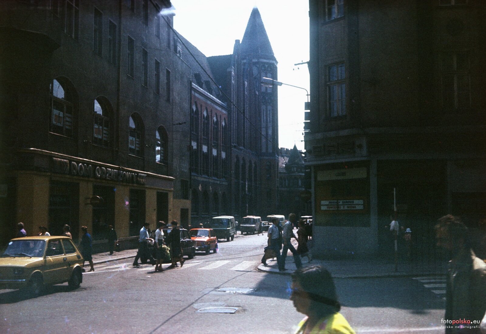 Ulica Zwycięstwa w Gliwicach rok 1982