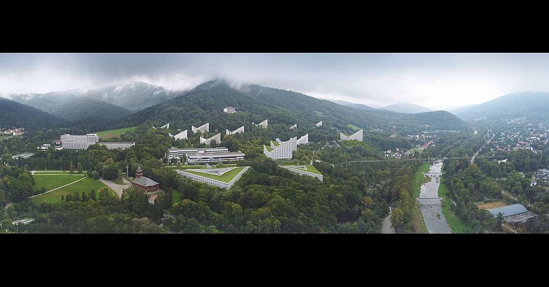 Projekt rozbudowy uzdrowiska w Ustroniu Projekt rozbudowy uzdrowiska w Ustroniu