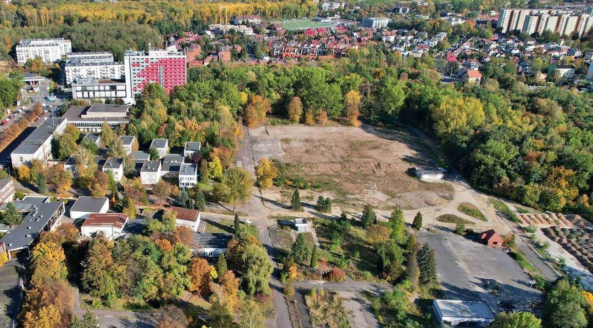 Chorzów Teren po zawalonej hali MTK Chorzów Teren po zawalonej hali MTK