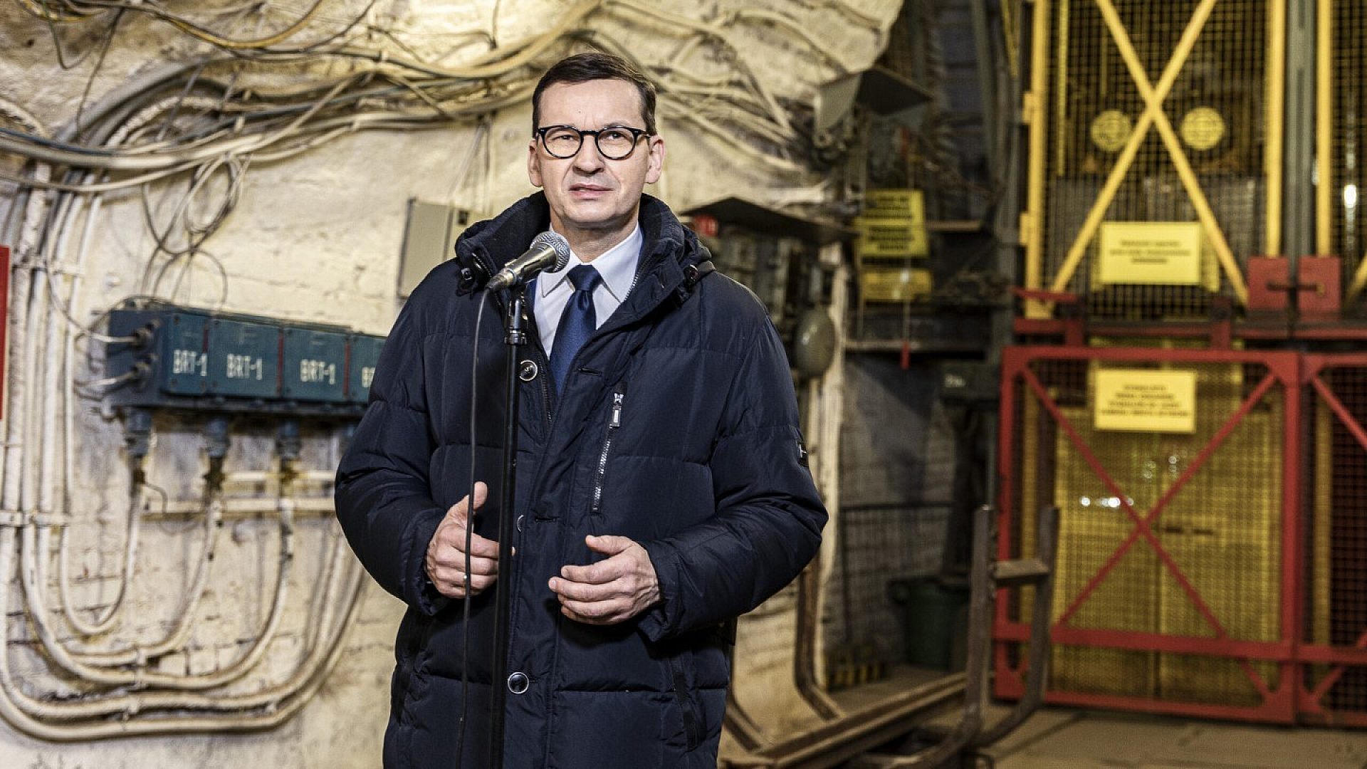 Premier Mateusz Morawiecki odwiedził kopalnię Guido Premier Mateusz Morawiecki odwiedził kopalnię Guido