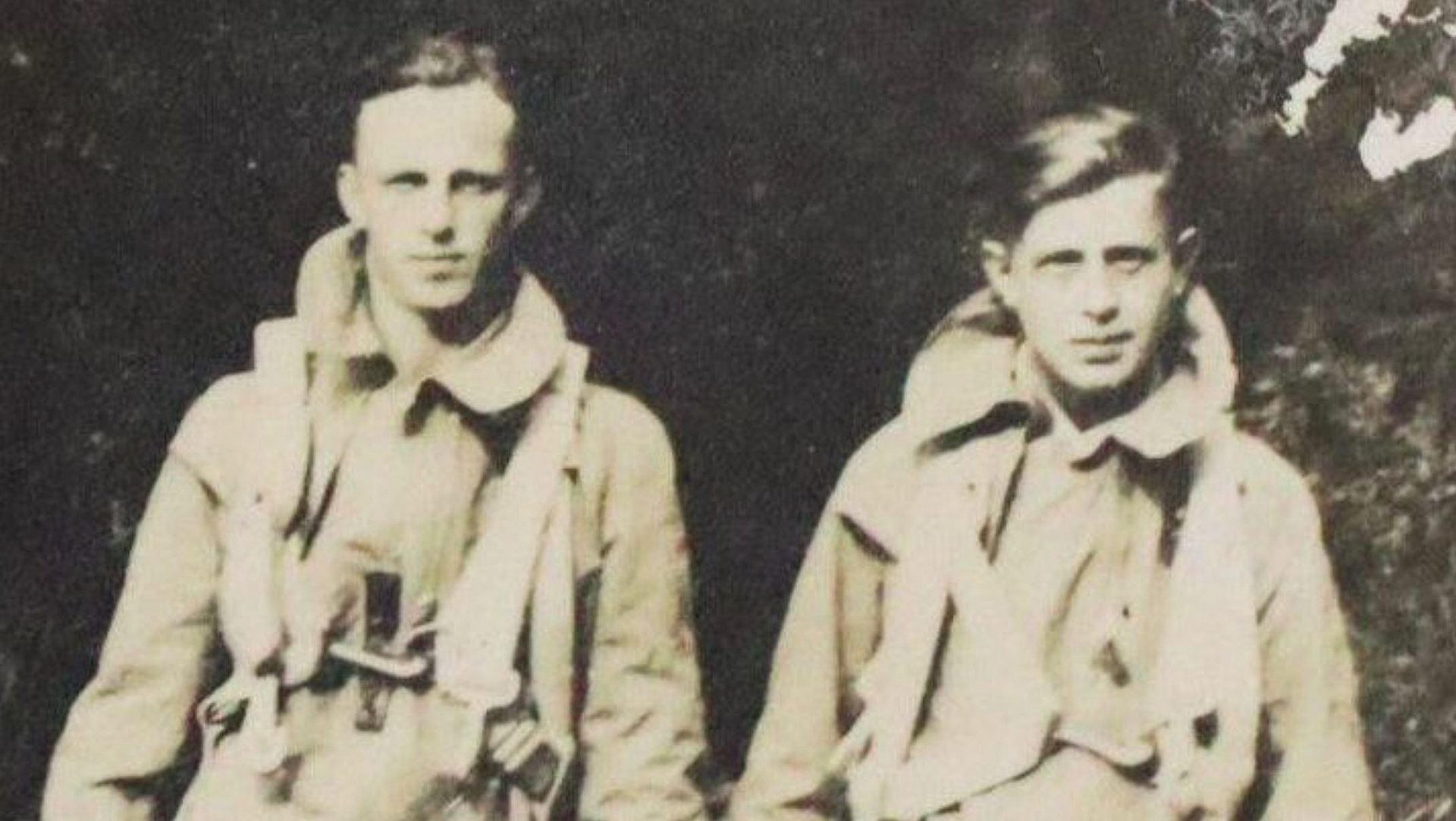 Gerhard Malik (z lewej) zginął w 1941 roku jako niemiecki lotnik Gerhard Malik (z lewej) zginął w 1941 roku jako niemiecki lotnik