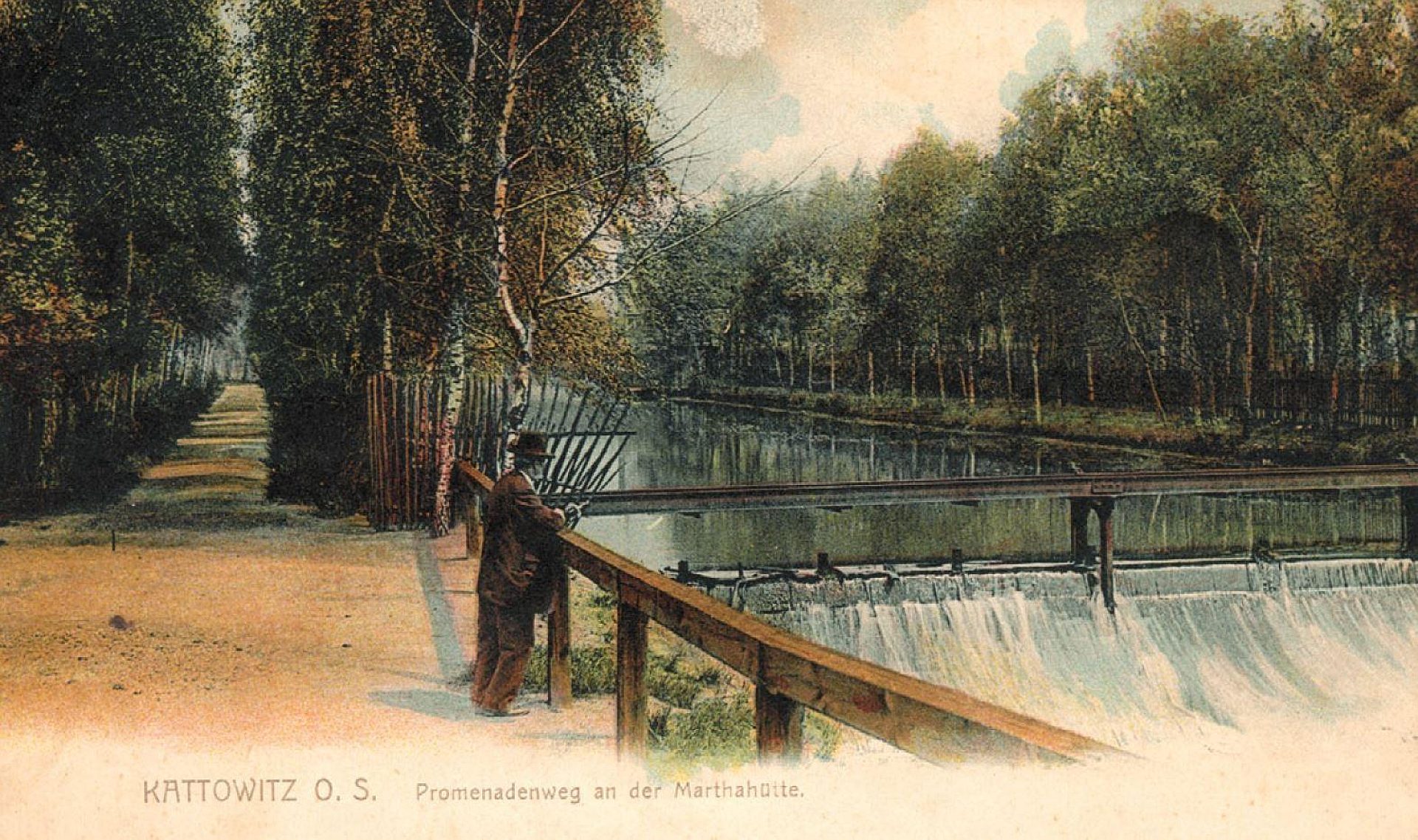 Promenada nad Rawą tak wyglądała Promenada nad Rawą tak wyglądała