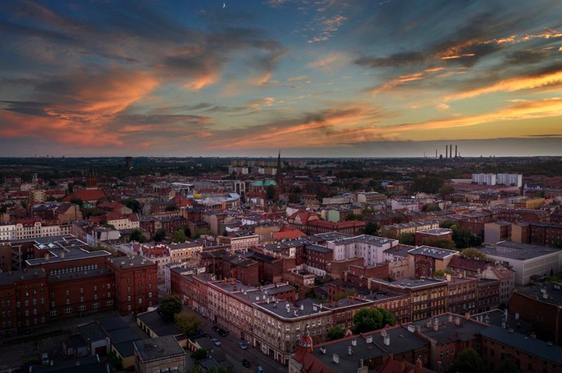 Bytom panorama z lotu ptaka Bytom panorama z lotu ptaka