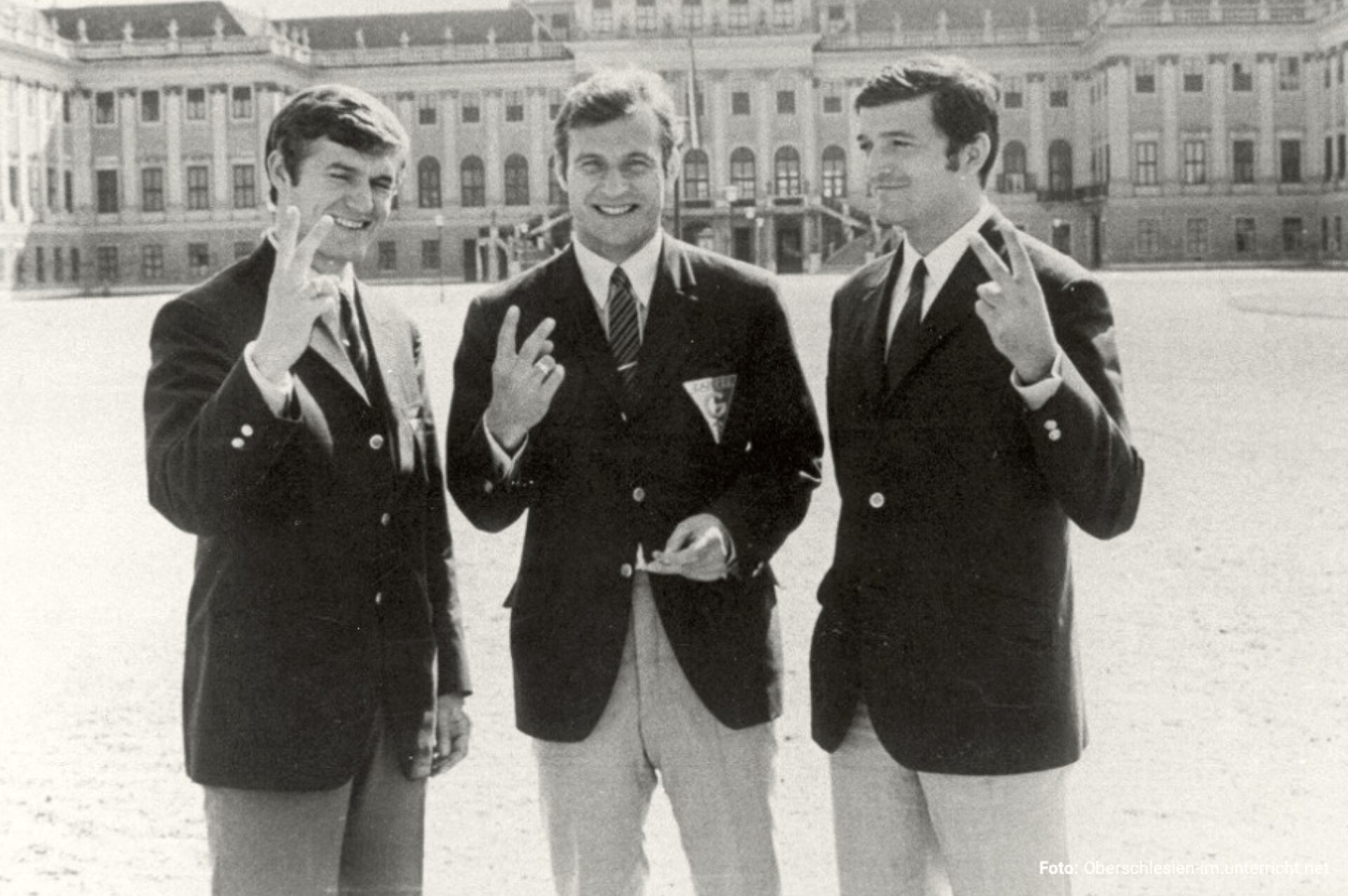 Włodzimierz Lubański, Stanisław Oślizlo i Hubert Kostka Włodzimierz Lubański, Stanisław Oślizlo i Hubert Kostka