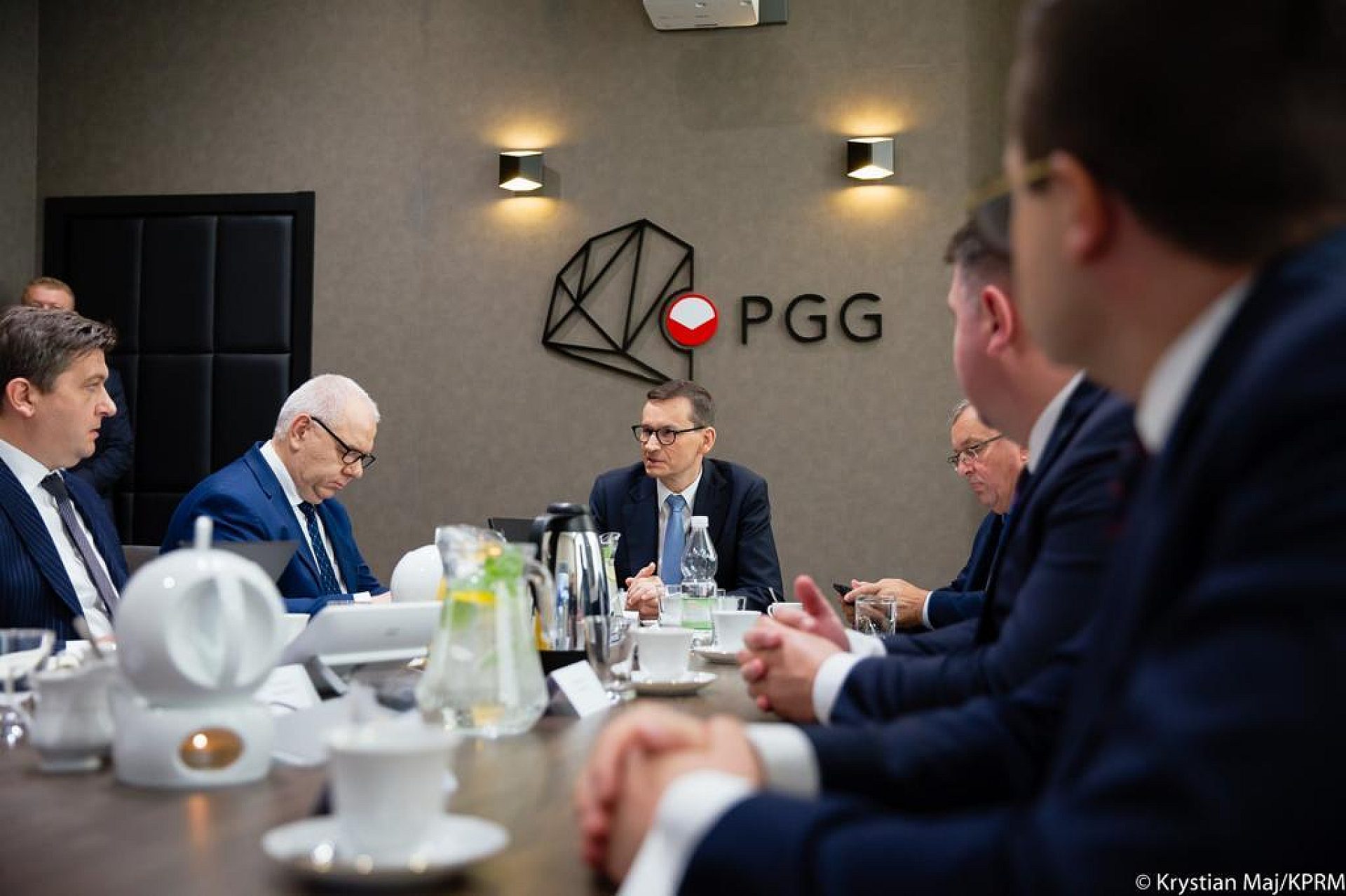 Premier Morawiecki w PGG Premier Morawiecki w PGG