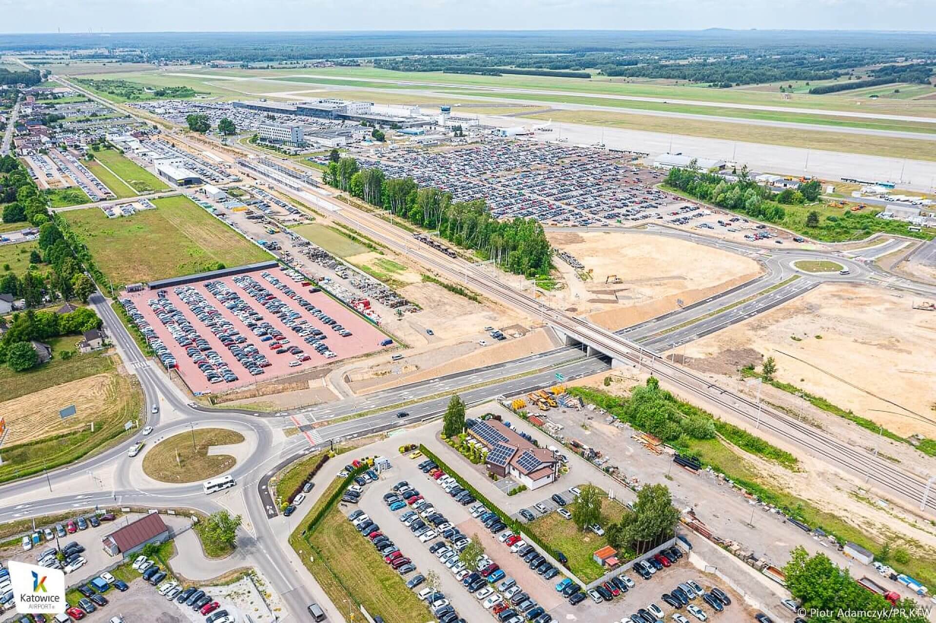 Pyrzowice układ drogowy Pyrzowice układ drogowy