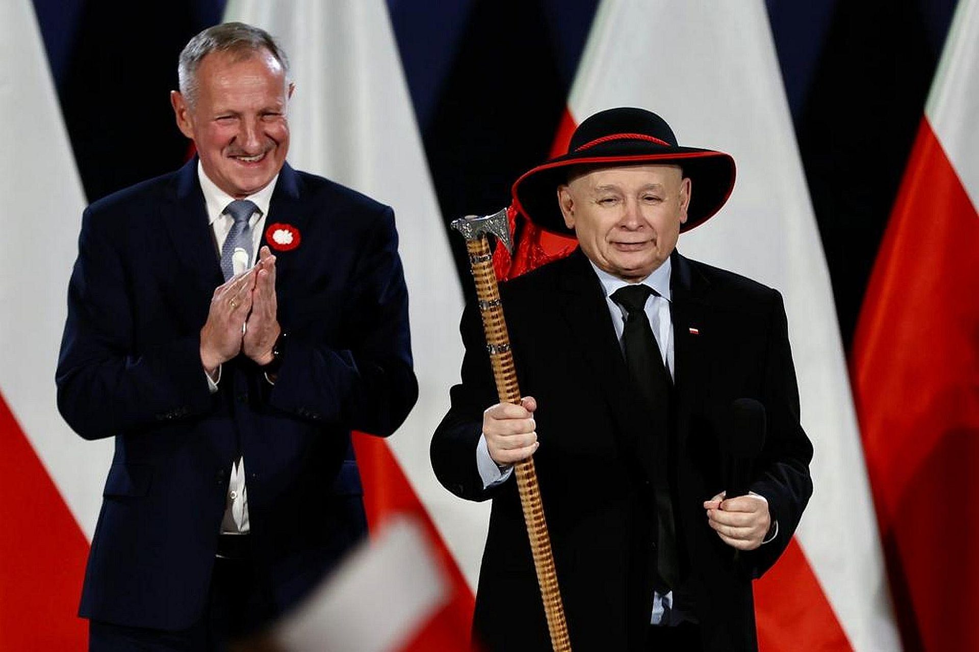 Jarosław Kaczynski w Żywcu Jarosław Kaczynski w Żywcu