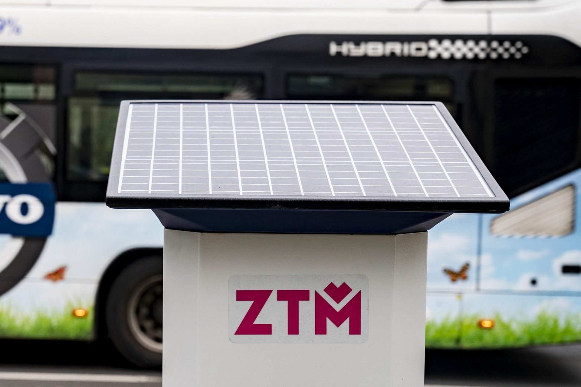 ZTM solarny biletomat ZTM solarny biletomat