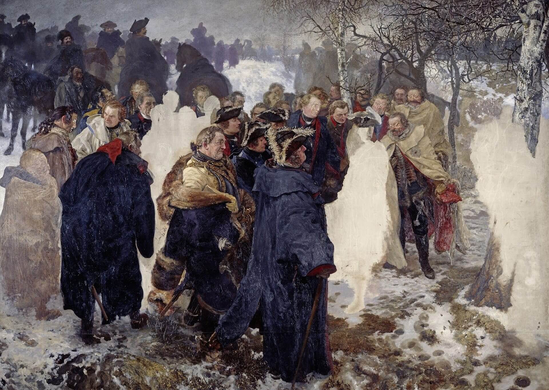 Adolph Menzel Fryderyk Wielki i jego marszałkowie przed bitwą pod Leuthen Adolph Menzel Fryderyk Wielki i jego marszałkowie przed bitwą pod Leuthen