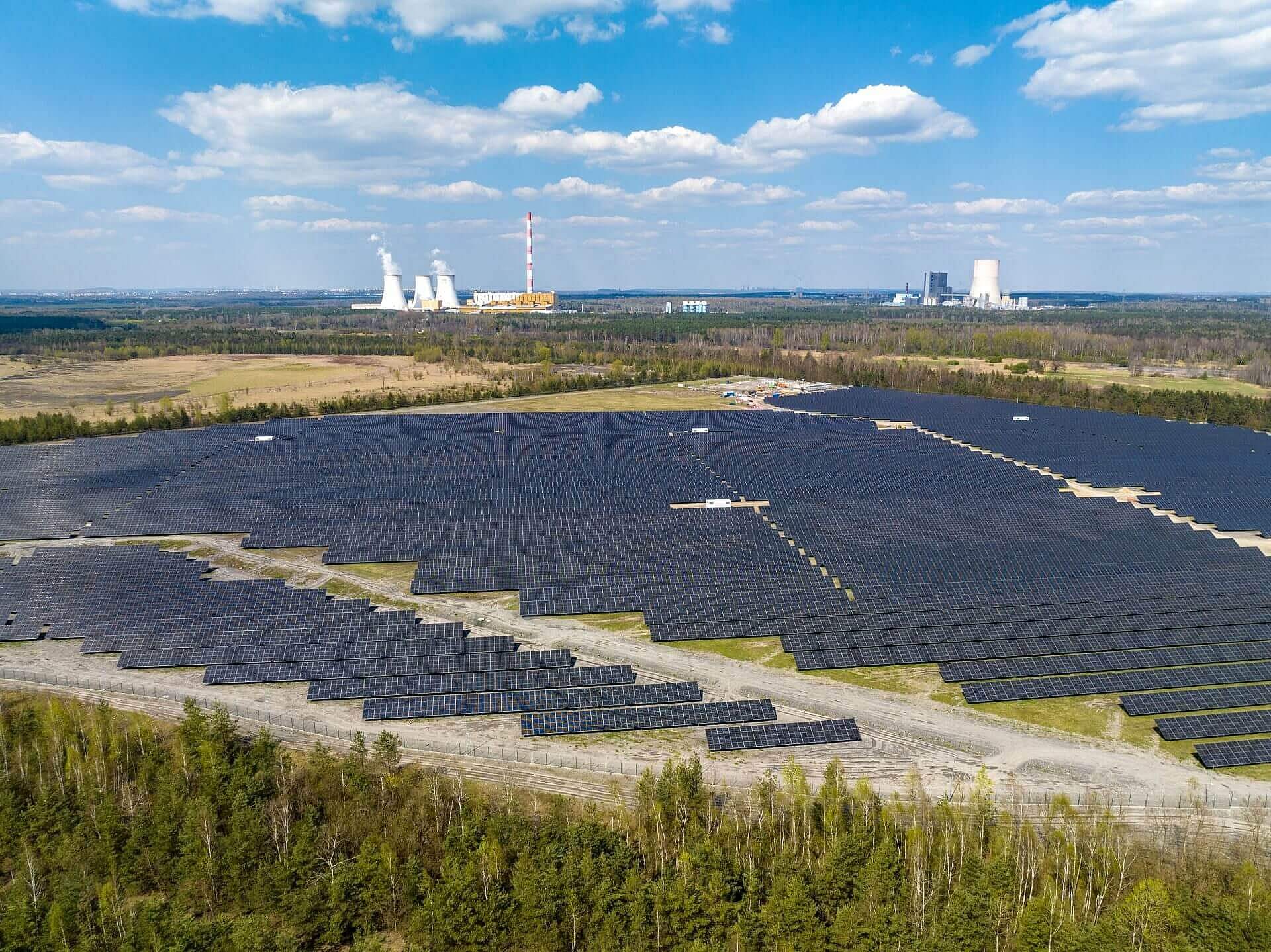 Farma PV Taurona w Mysłowicach Farma PV Taurona w Mysłowicach