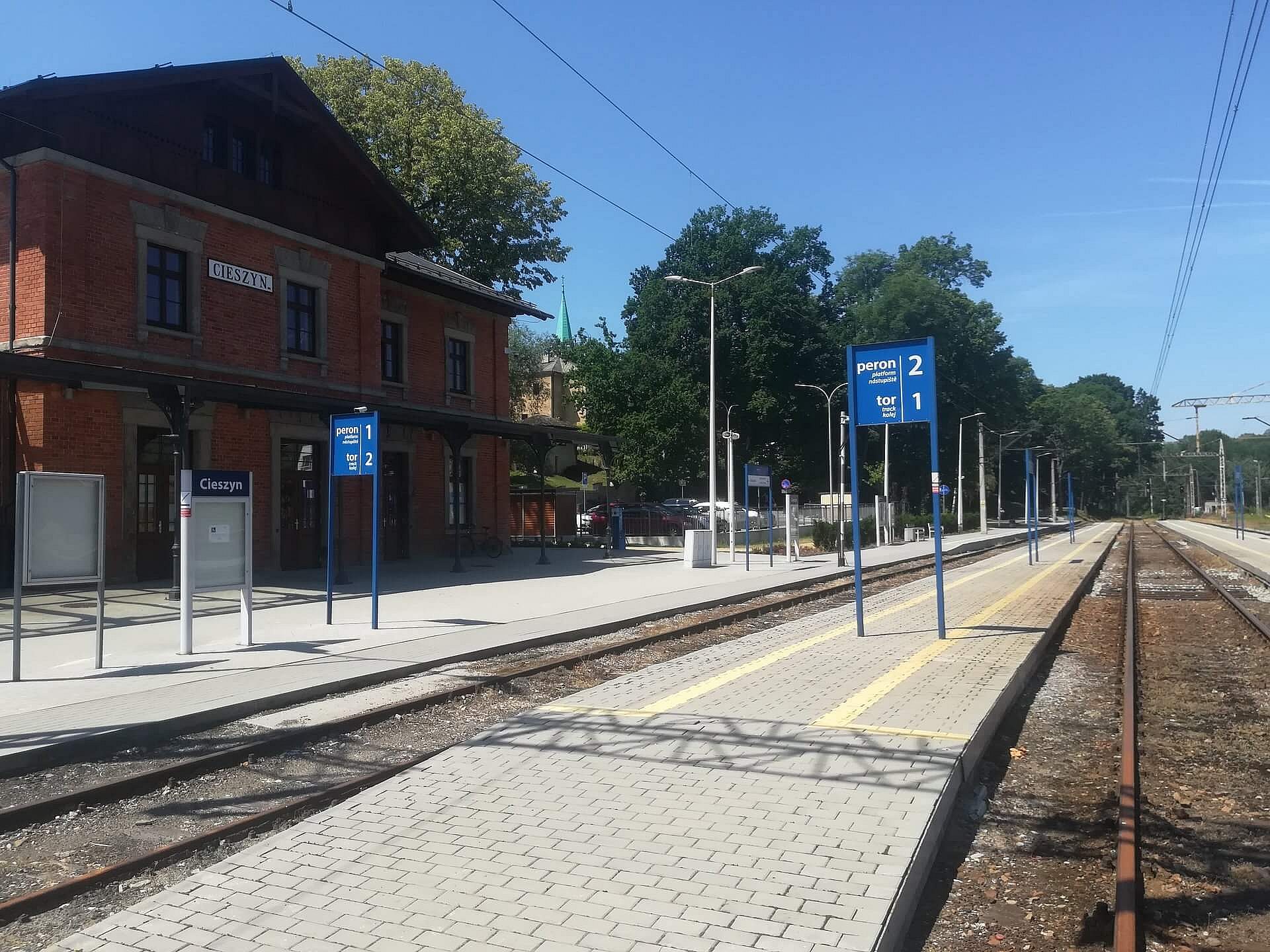 Cieszyn Stacja PKP fot PKP PLK 05 Cieszyn Stacja PKP fot PKP PLK 05