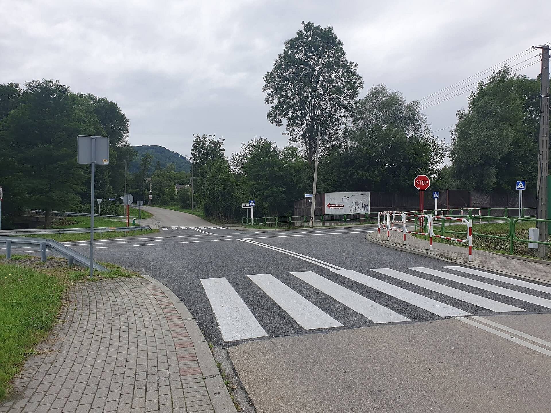 Skrzyzowanie akacjowa ustron Skrzyzowanie akacjowa ustron