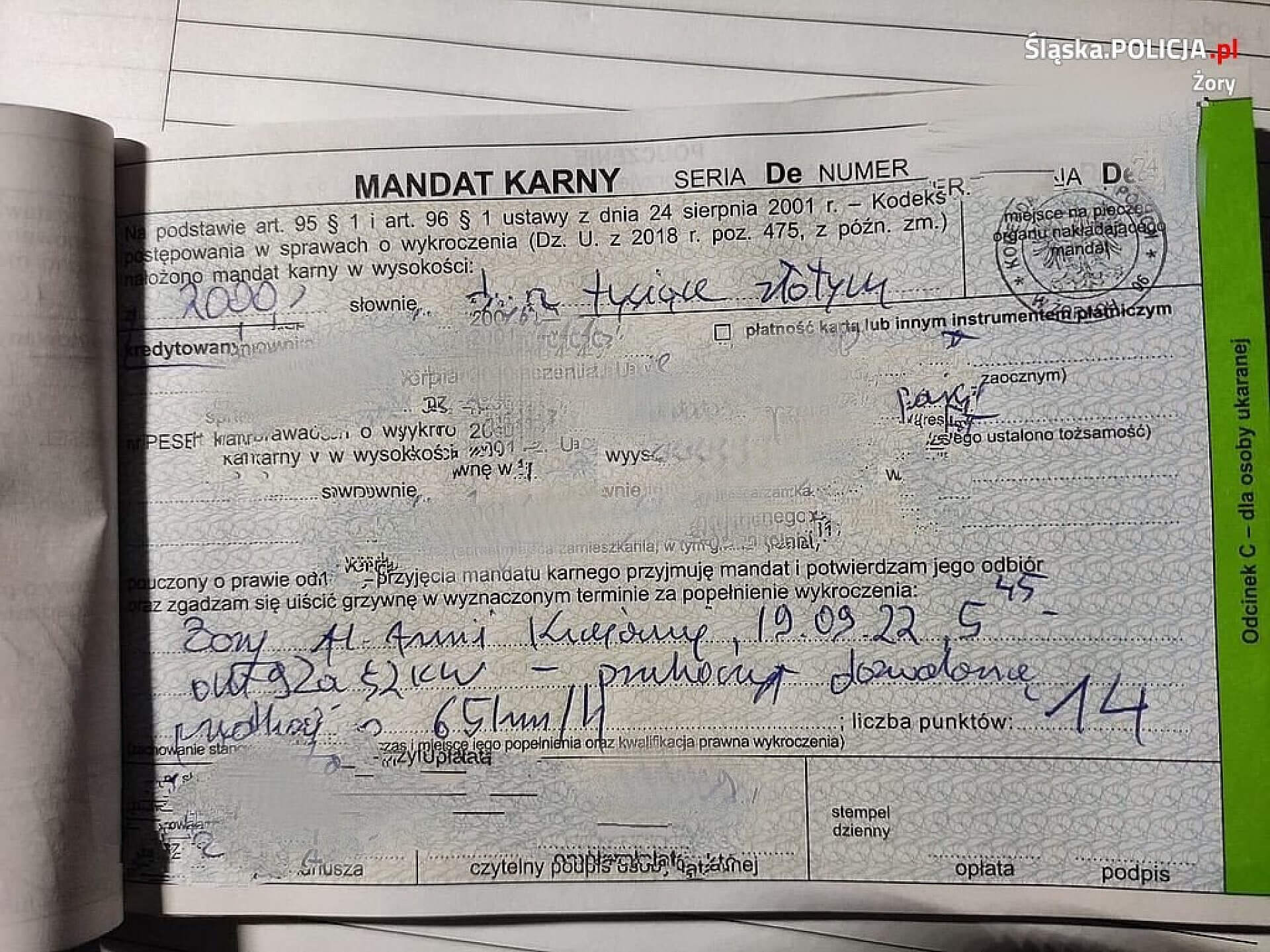 Mandat karny Mandat karny