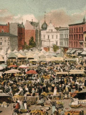 Rynek w Katowicach 1904 Rynek w Katowicach 1904