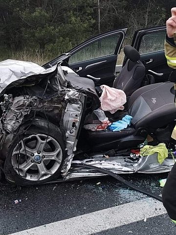 Wypadek mieszkańców Zabrza na DK11 w Wielkopolsce Wypadek mieszkańców Zabrza na DK11 w Wielkopolsce