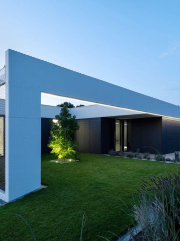 Dom na jednym poziomie w Żorach w woj. śląskim Dom na jednym poziomie w Żorach w woj. śląskim