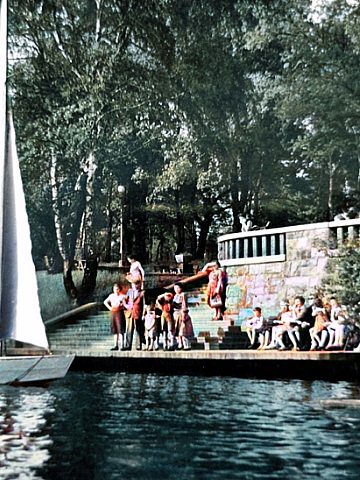 Nad Dużym Stawem w latach 50. Nad Dużym Stawem w latach 50.