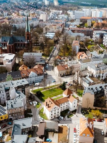 Gliwice Okolice katedry Gliwice Okolice katedry