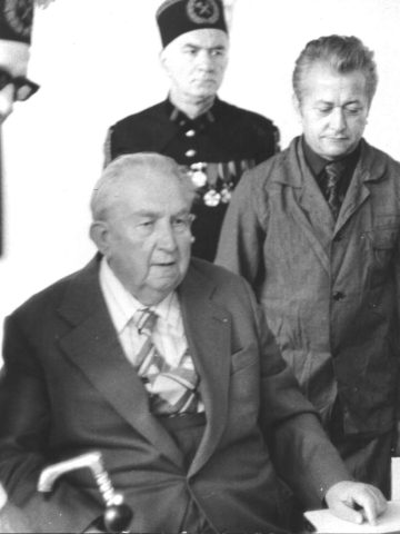 Jerzy Ziętek na ceremonii otwarcia Zabytkowej Kopalni Srebra, 05.09.1976 r. Jerzy Ziętek na ceremonii otwarcia Zabytkowej Kopalni Srebra, 05.09.1976 r.