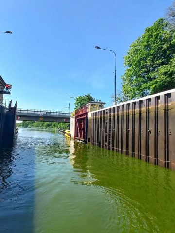 Kanał Gliwicki Śluza Łabędy Kanał Gliwicki Śluza Łabędy