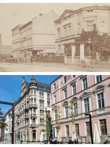 Katowice 150 lat temu i dziś Katowice 150 lat temu i dziś