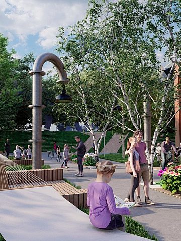 Koncepcja zagospodarowania przestrzeni publicznej na terenie KWK „Pokój” w Rudzie Śląskiej Koncepcja zagospodarowania przestrzeni publicznej na terenie KWK „Pokój” w Rudzie Śląskiej