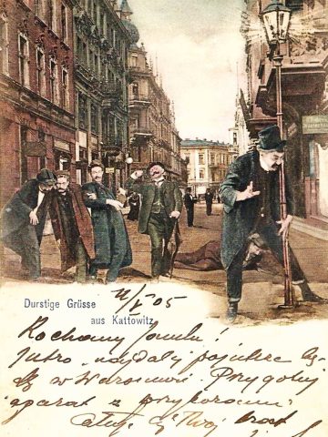 Kuriozalne widokówki ze Śląska i Zagłębia 100 lat temu Kuriozalne widokówki ze Śląska i Zagłębia 100 lat temu