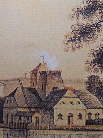 Lata 1830-1860, widok na Kuźnicę Bugucką w połowie XIX w. Lata 1830-1860, widok na Kuźnicę Bugucką w połowie XIX w.