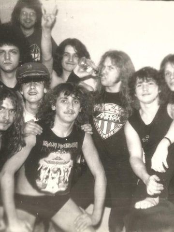 Metallica w Katowicach w 1987 roku Metallica w Katowicach w 1987 roku