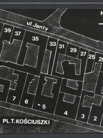 Plac Kościuszki w Bytomiu przed wyburzeniem Plac Kościuszki w Bytomiu przed wyburzeniem