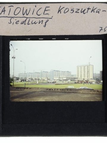 Zdjęcie śródmieścia Katowic z 1975 roku Zdjęcie śródmieścia Katowic z 1975 roku