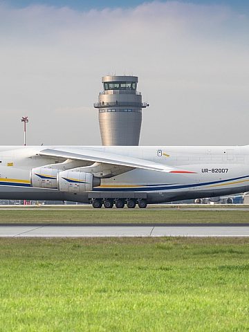 Rusłan Antonov lądował w Pyrzowicach Rusłan Antonov lądował w Pyrzowicach