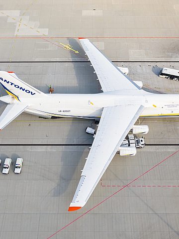 Rusłan Antonov lądował w Pyrzowicach Rusłan Antonov lądował w Pyrzowicach