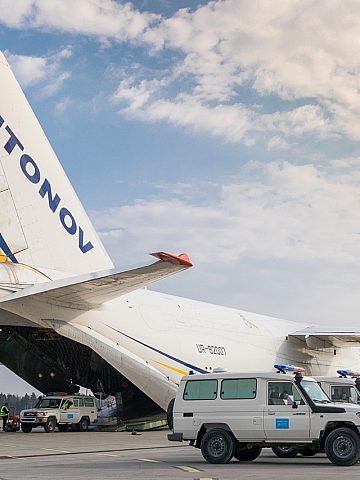 Rusłan Antonov lądował w Pyrzowicach Rusłan Antonov lądował w Pyrzowicach