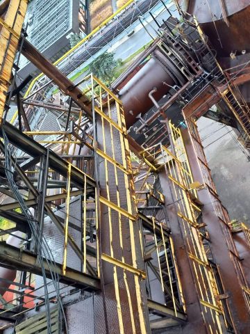 Wielki piec huty Pokój Wielki piec huty Pokój