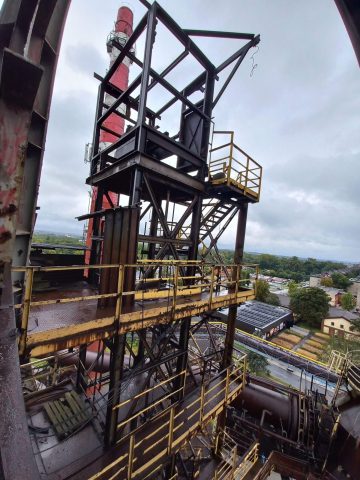 Wielki piec huty Pokój Wielki piec huty Pokój