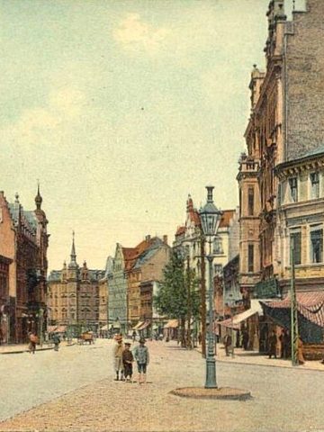 Zabrze ul Wolności 1910 Zabrze ul Wolności 1910