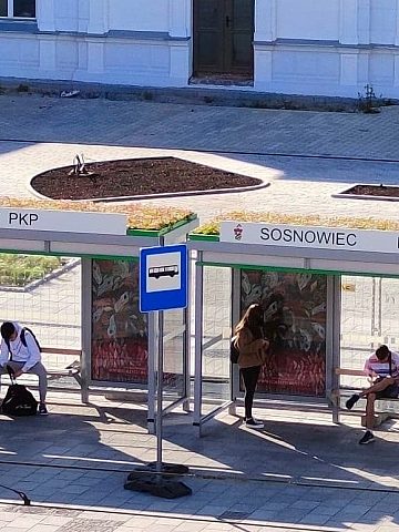 Zielony przystanek w Sosnowcu Zielony przystanek w Sosnowcu